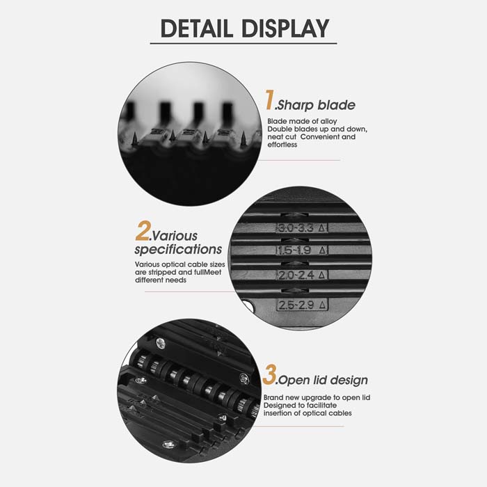 Sangradora de Buffer Fibra Óptica (Cover 90°) - Imagen 6