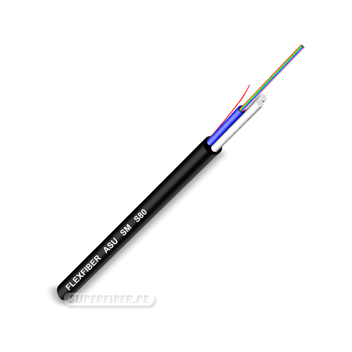 Cable ASU Fibra Óptica 04∼12 Hilos Span 80