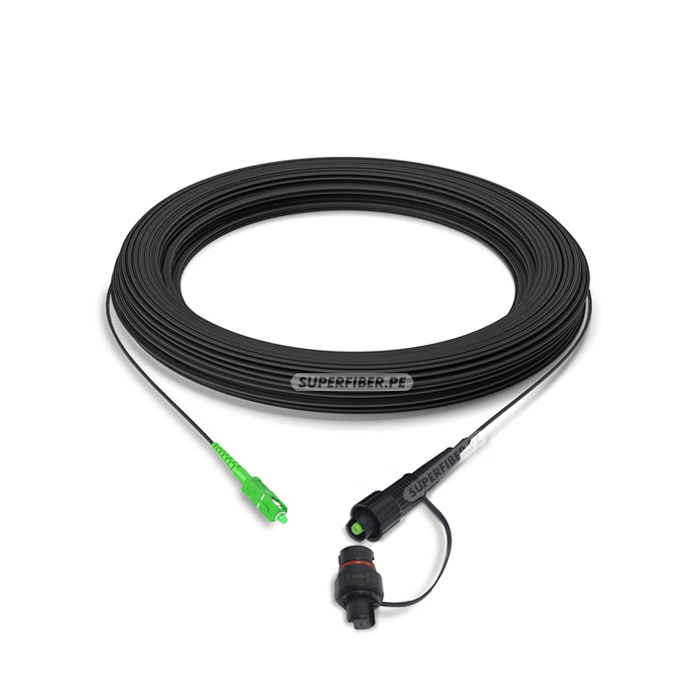 Cable Drop FO Preconectorizado Mini SC/APC - SC/APC